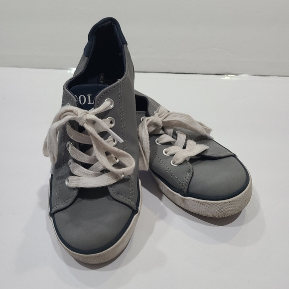 Polo Ralph Lauren Other - Polo Ralph Lauren Gray Sneakers boys sz.1